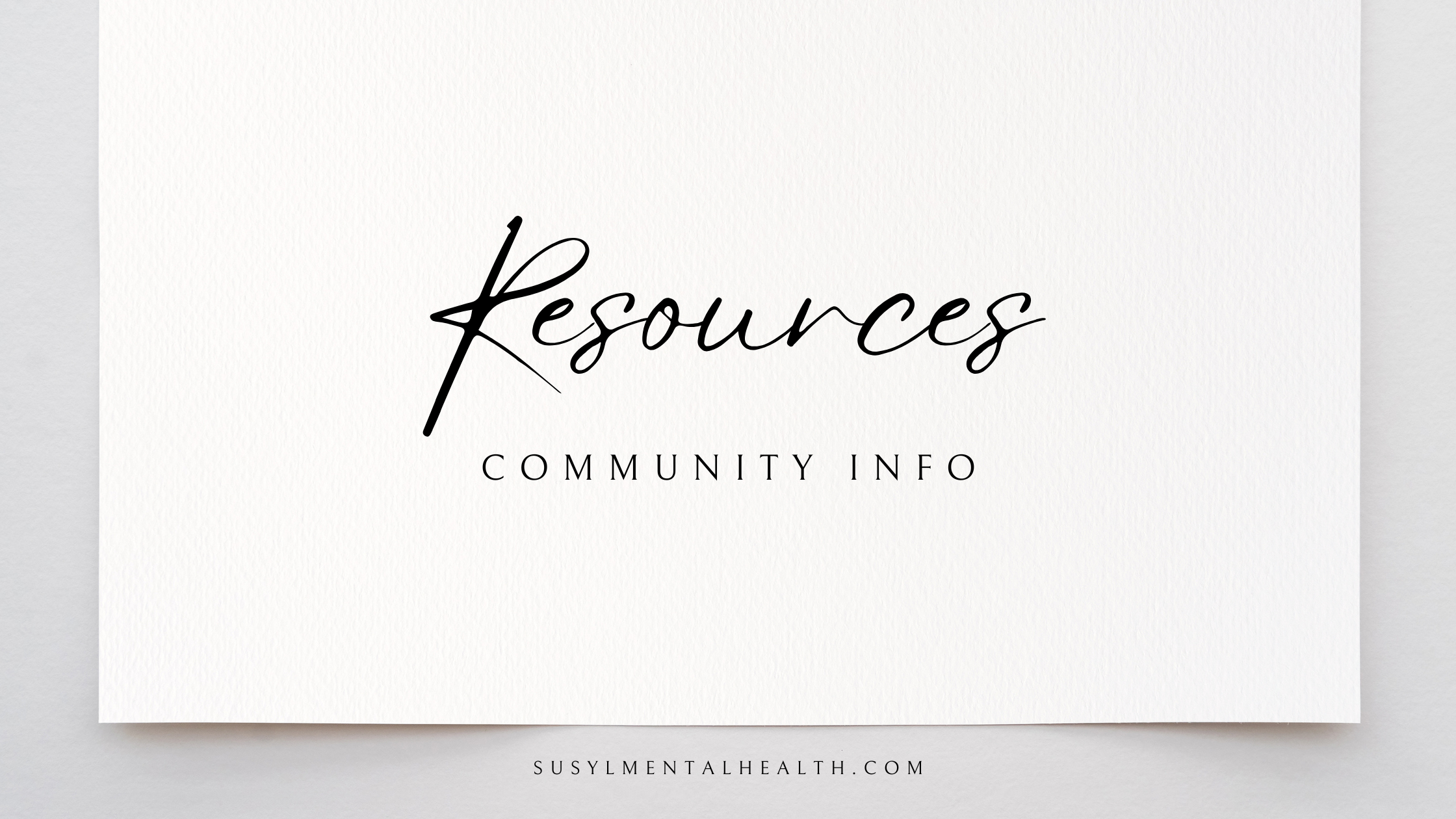 Resources